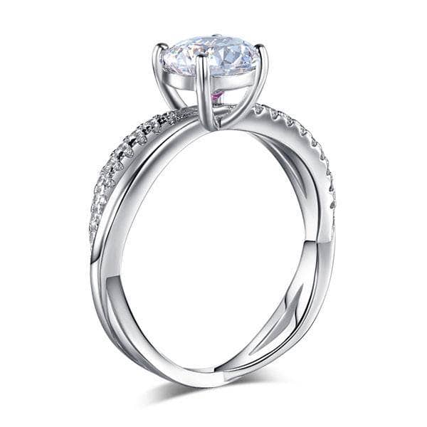 Created Diamond Engagement Ring 1.25 Ct-Black Diamonds New York