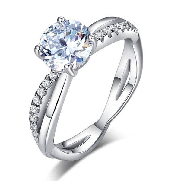 Created Diamond Engagement Ring 1.25 Ct