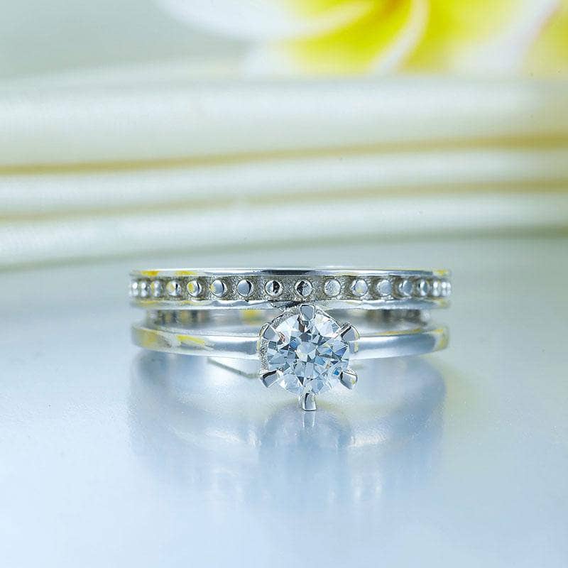 Created Diamond Engagement Ring