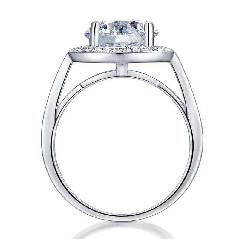 Created Diamond Luxury Engagement Ring Halo 3.5 Ct