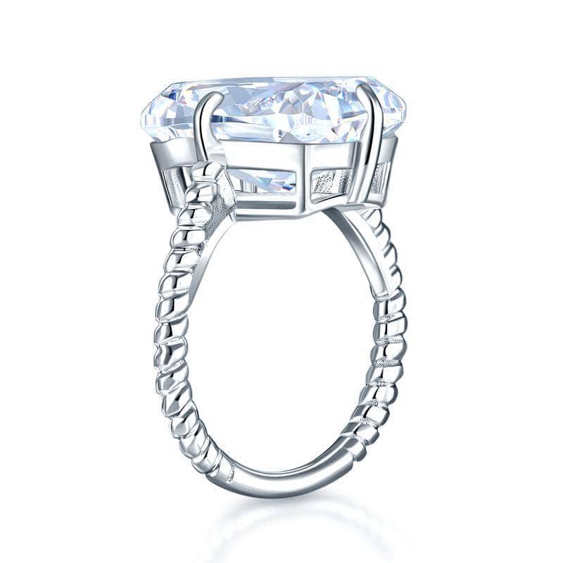 Created Diamond Luxury Solitaire 8.5 Carat Engagement Ring