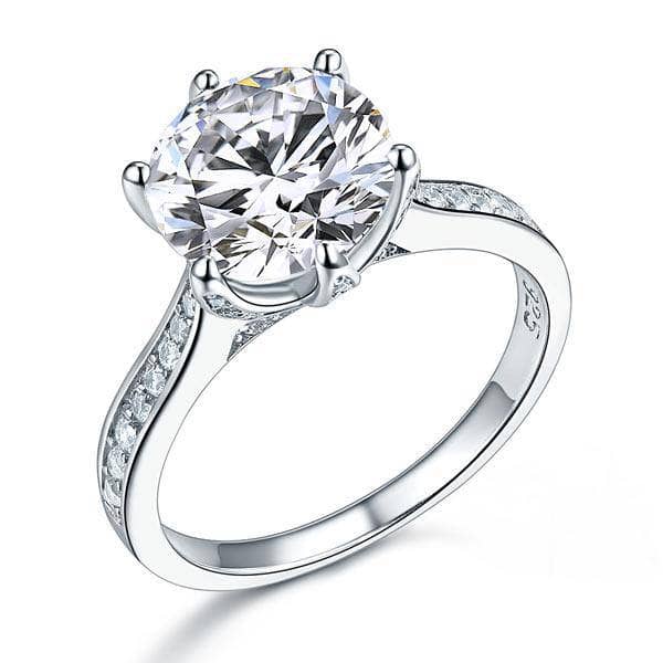 Created Diamond Luxury Wedding Engagement Ring 3 Carat-Black Diamonds New York