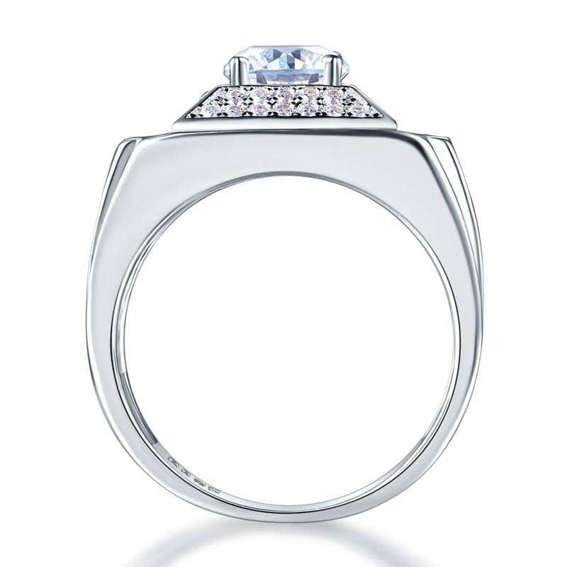 Created Diamond Men's Wedding Band Ring 1 Carat-Black Diamonds New York