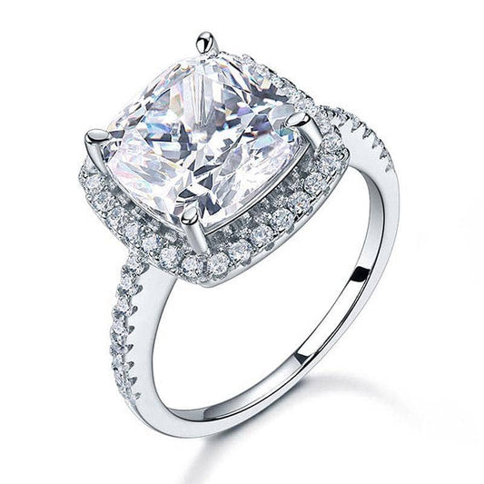 Created Diamond Wedding Engagement Ring 5 Carat