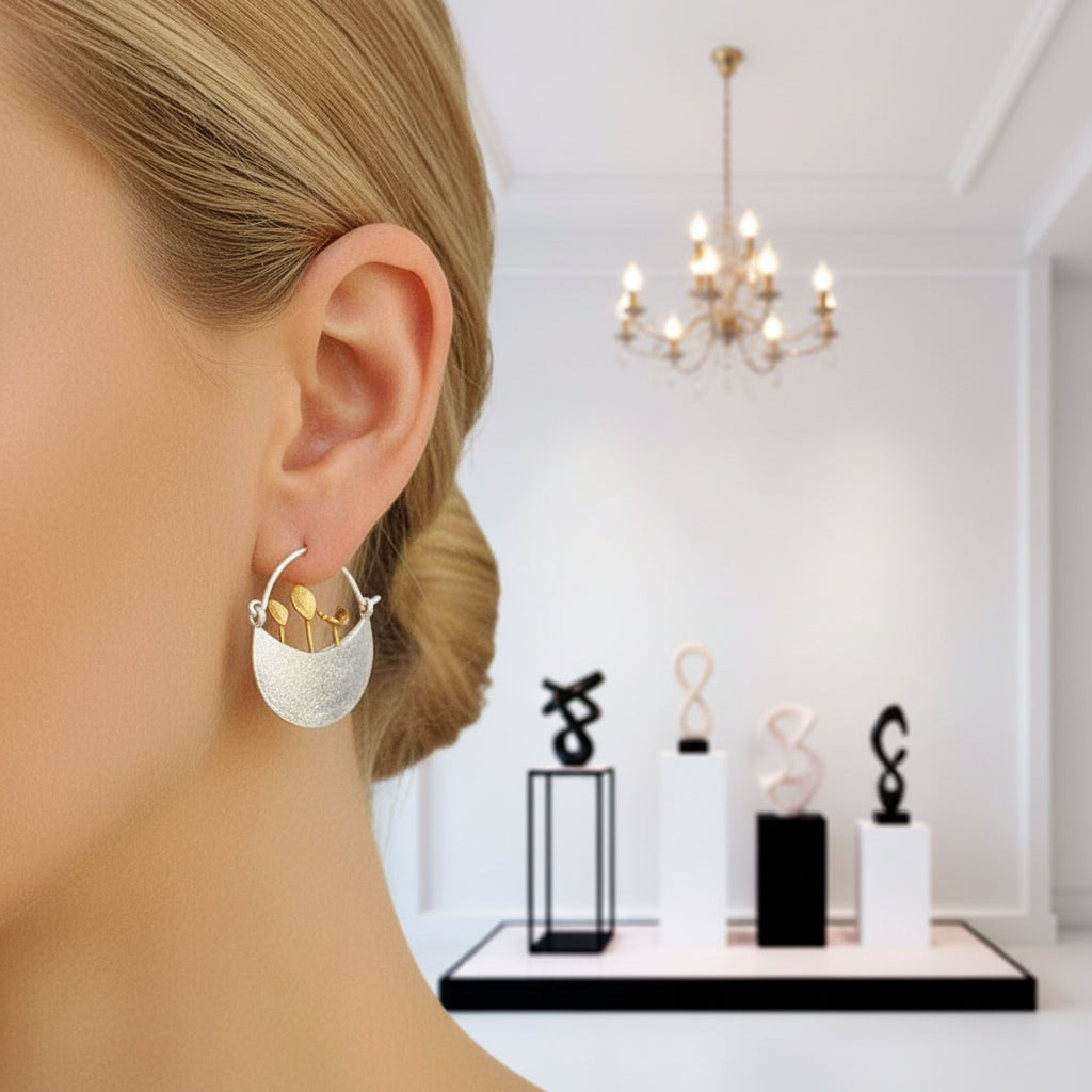 Creative Little Garden Drop Earrings-Black Diamonds New York
