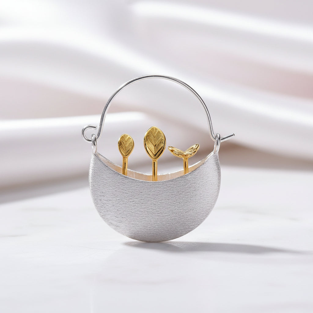Creative Little Garden Drop Earrings-Black Diamonds New York