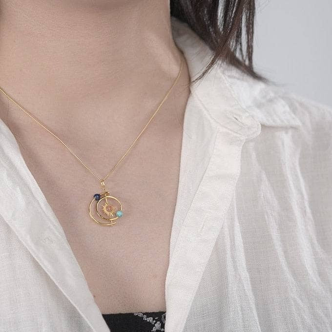 Creative Solar System Pendant-Black Diamonds New York