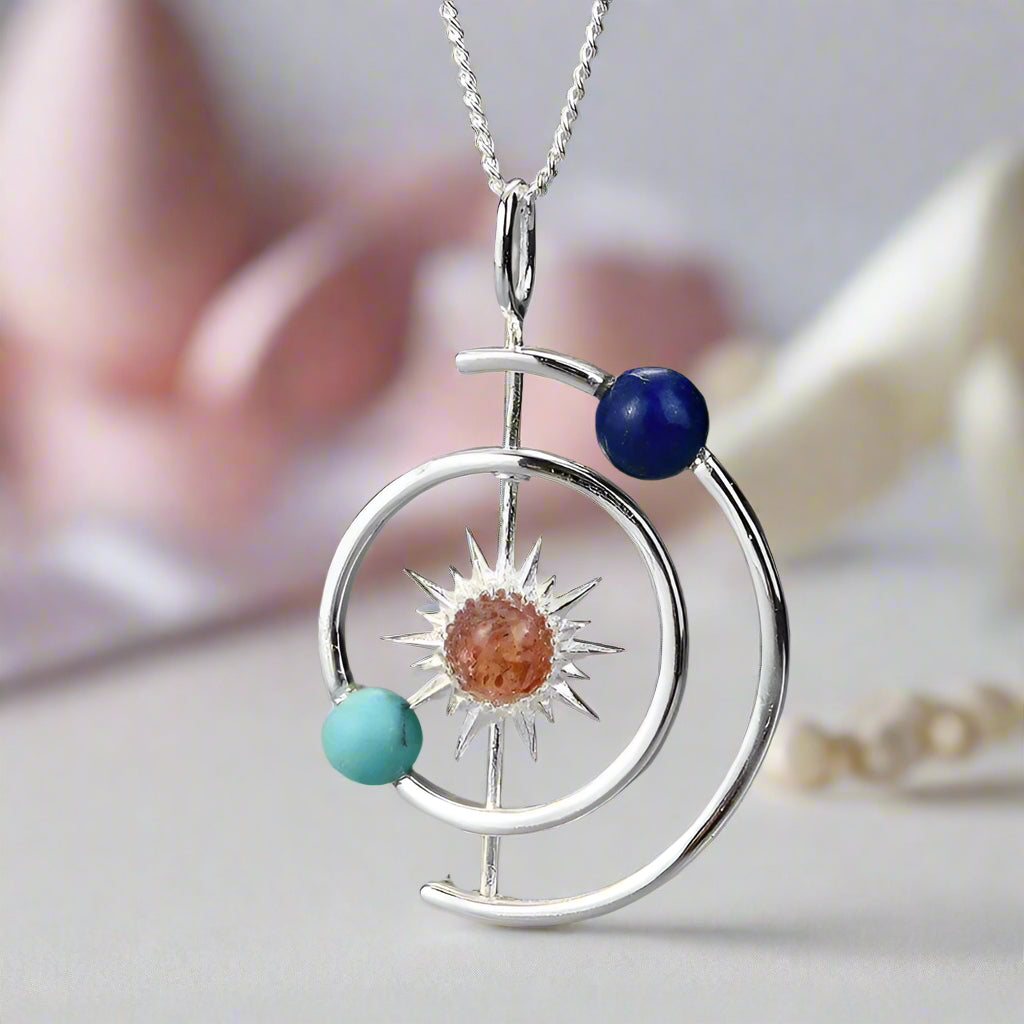 Creative Solar System Pendant-Black Diamonds New York