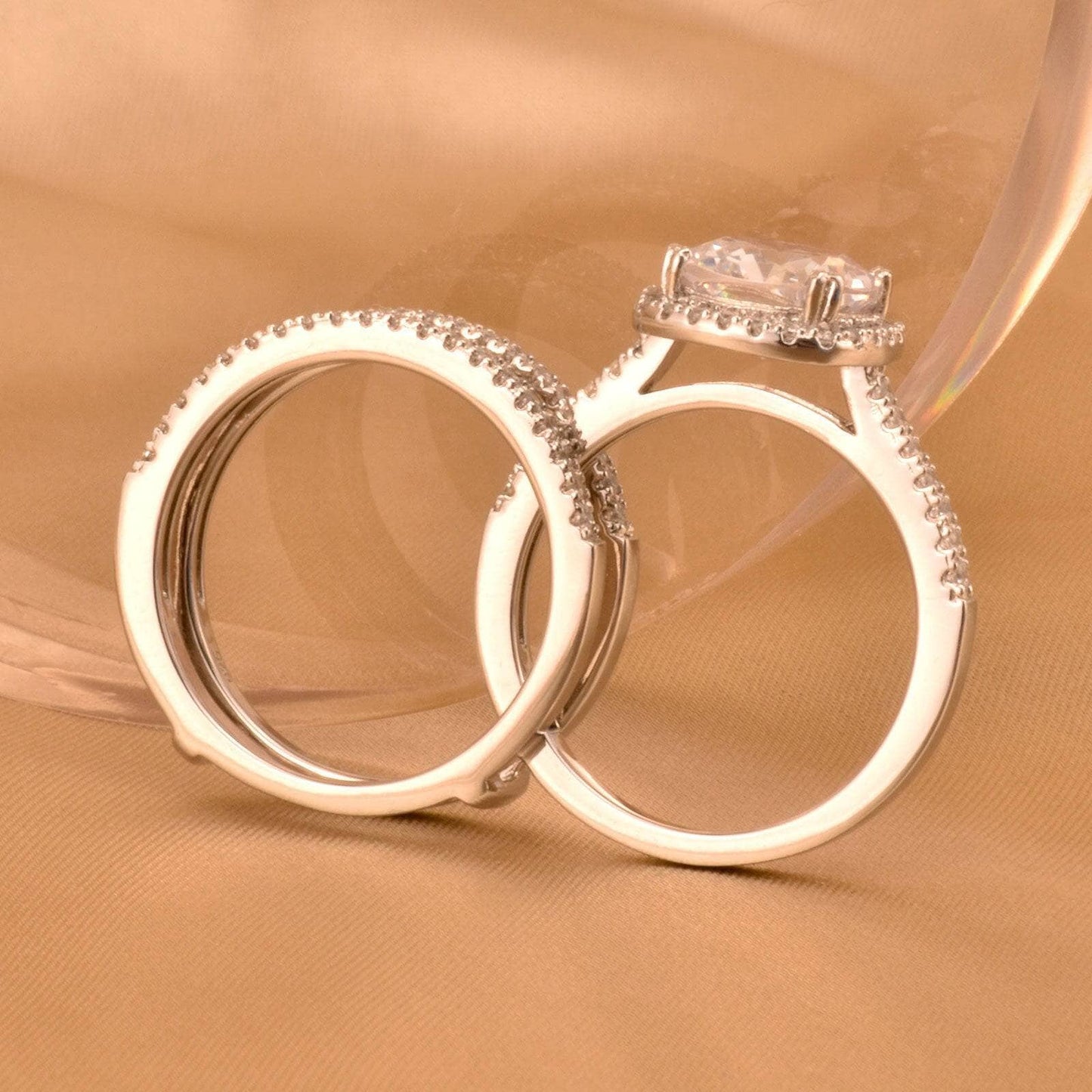 Cushion Cut Halo EVN™ Diamond Engagement Ring - Black Diamonds New York