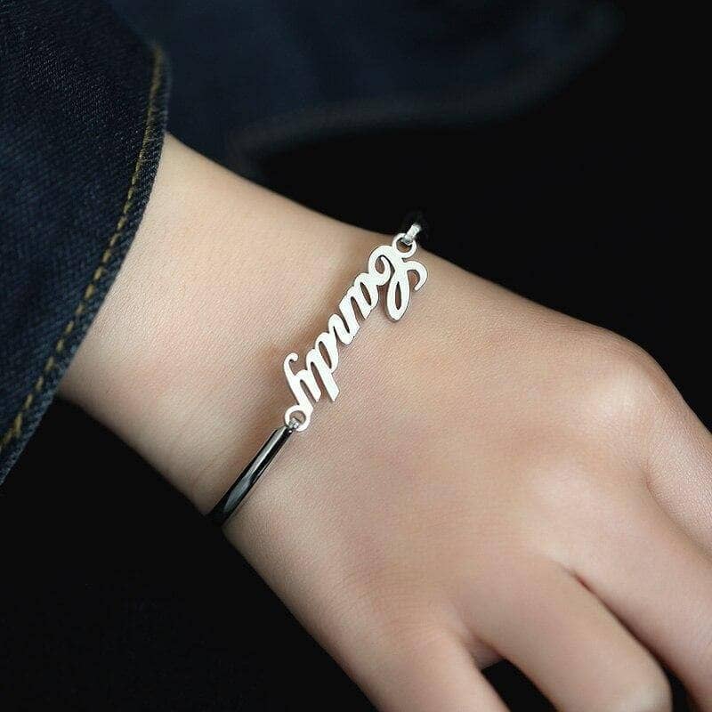 Personalized Script Name Bracelet