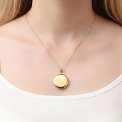 Customized Photo Locket Necklace-Black Diamonds New York