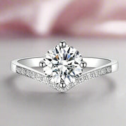 Diamond Wishbone Wedding Curved Half Eternity Ring Set-Black Diamonds New York