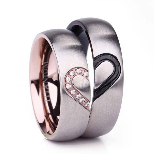 Couple Wedding Rings by Black Diamonds New York