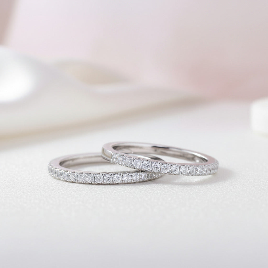 Double Halo Pear Cut 3-Pieces Wedding Set-Black Diamonds New York