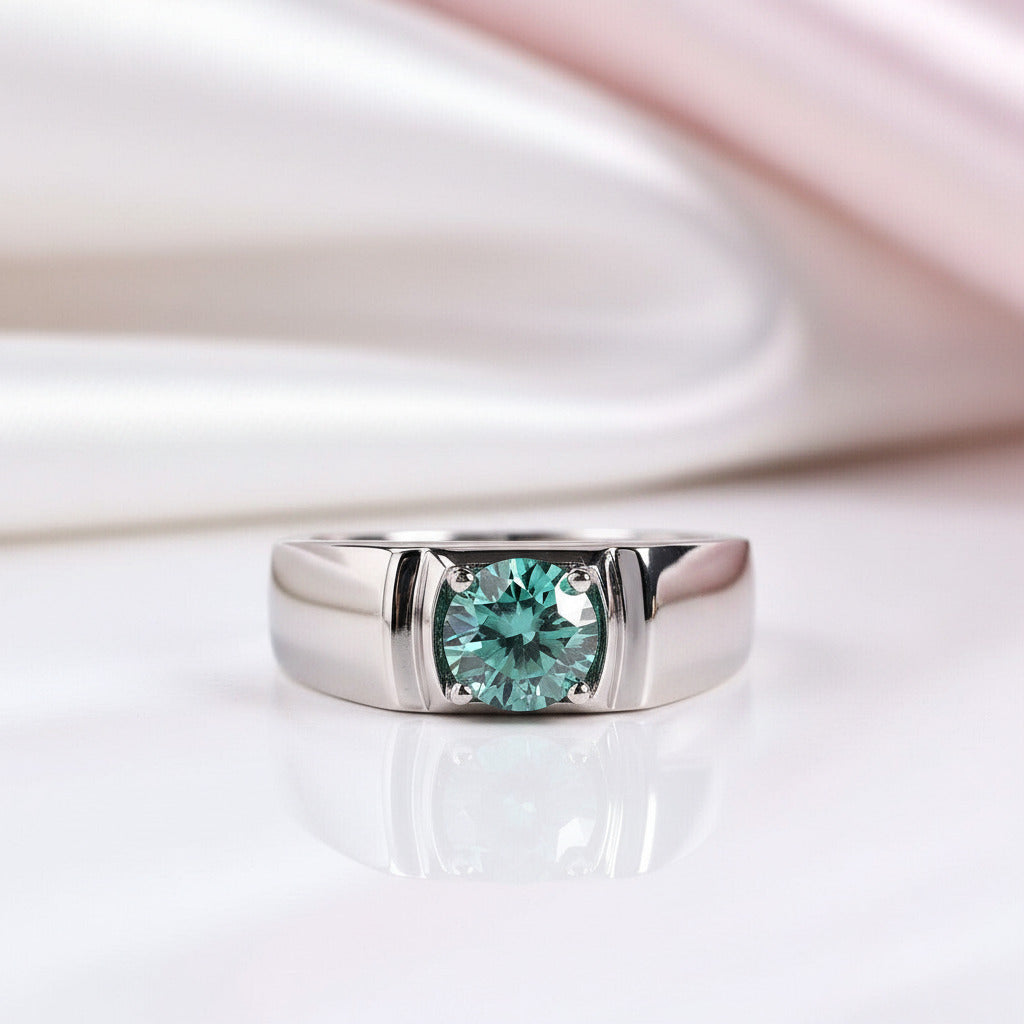Elegant 1ct Diamond Option Wedding Ring-Black Diamonds New York