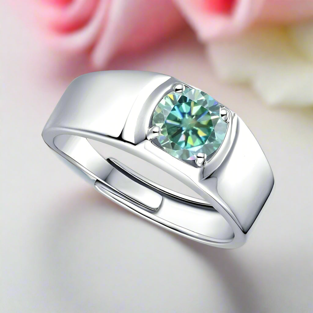 Elegant 1ct Diamond Wedding Ring-Black Diamonds New York