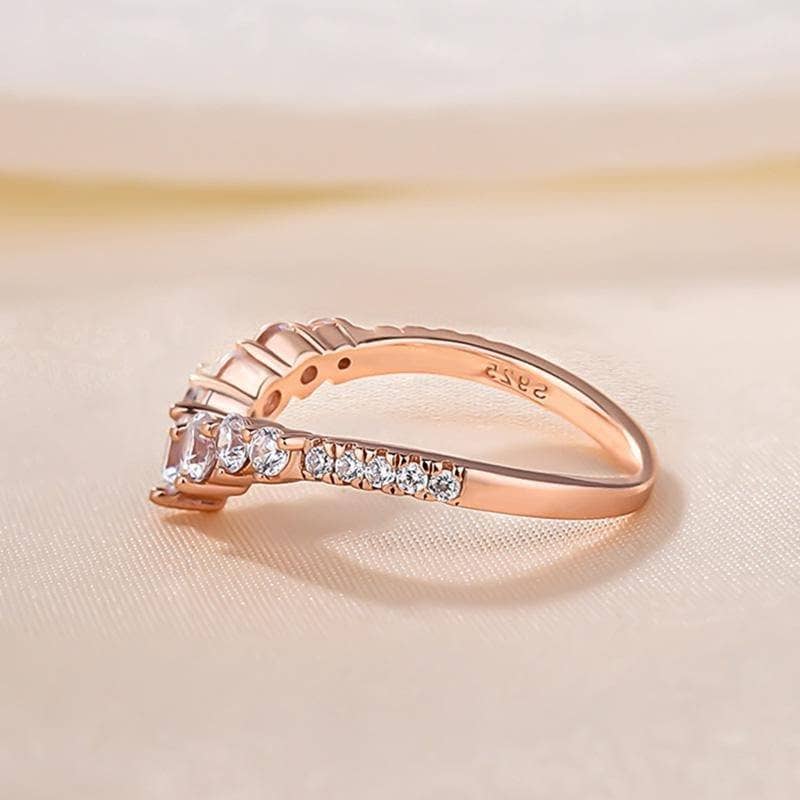 Elegant Rose Gold 2.2 Carat Halo Pear Cut Bridal Ring Set-Black Diamonds New York