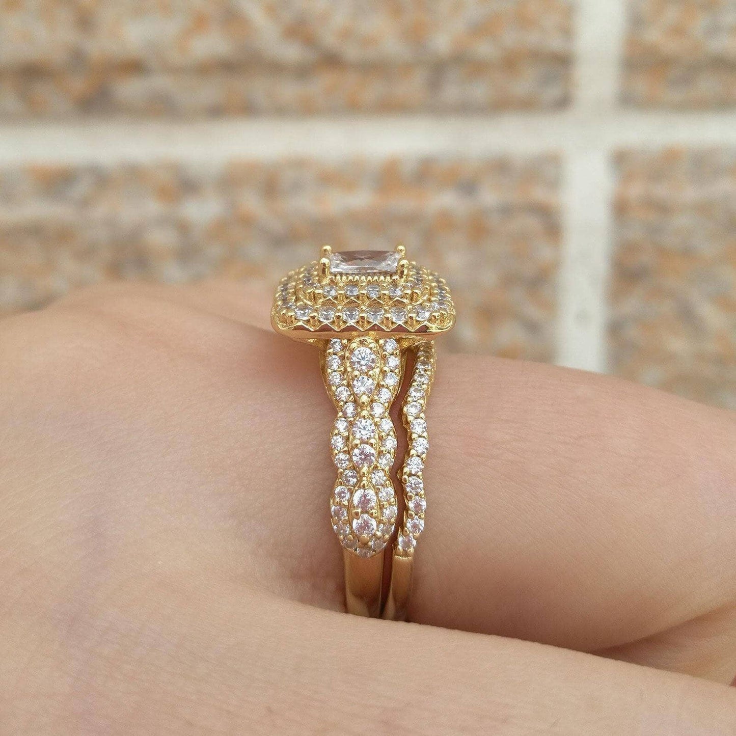 Emerald Cut EVN™ Diamond Engagement Ring Set-Black Diamonds New York