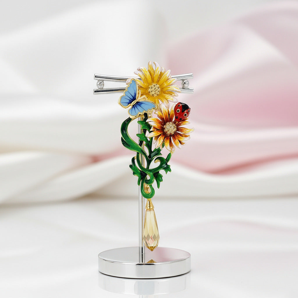 Enamel Butterfly & Bug Jewelry Set-Black Diamonds New York