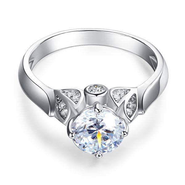 Engagement Ring 1.25 Ct Created Diamond Jewelry