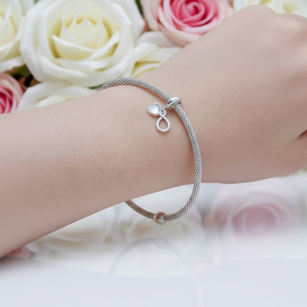 Eternal Sisterhood Blue Hanging Charm Beads-Black Diamonds New York