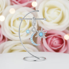 Eternal Sisterhood Blue Hanging Charm Beads