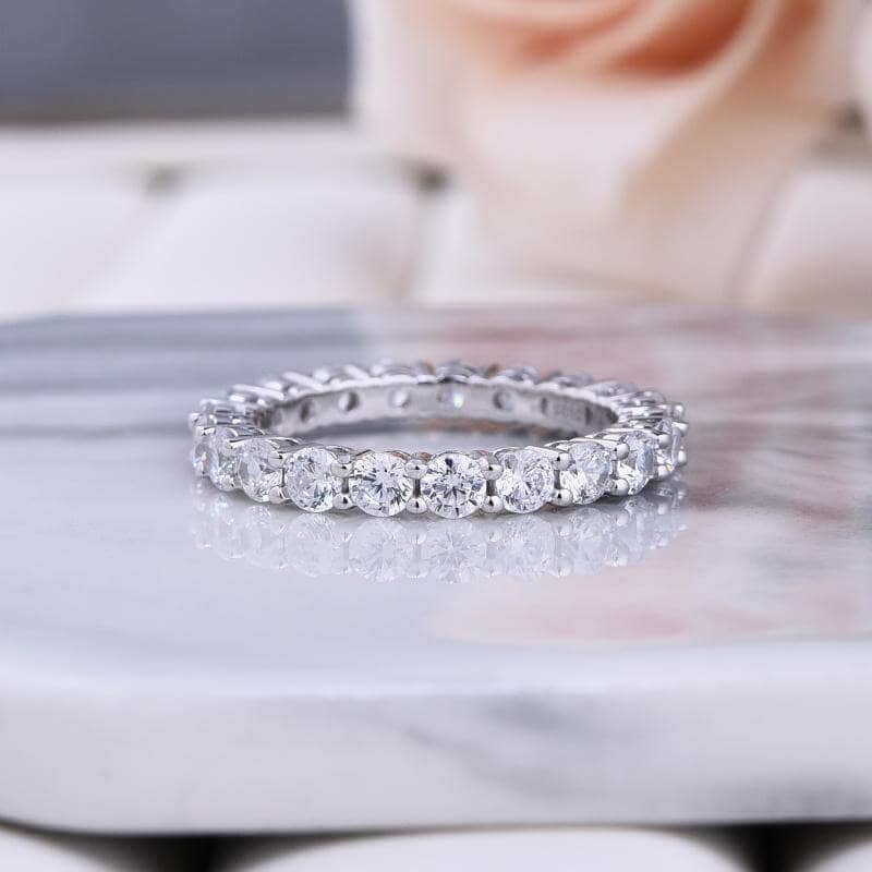 Eternity Double Halo Pear Cut Wedding Set - Black Diamonds New York
