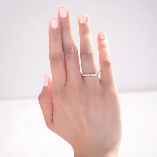 Eternity Ring Created Diamond Wedding Band - Black Diamonds New York