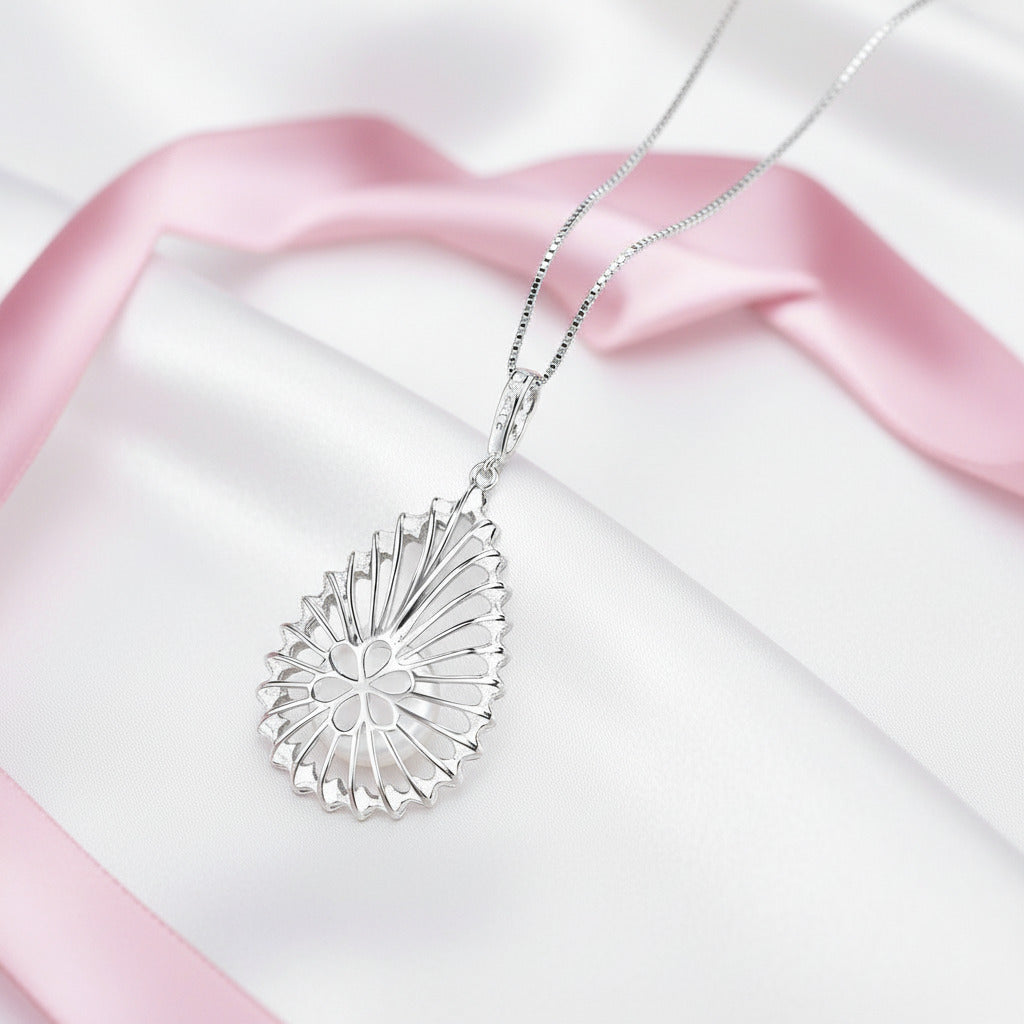 Ethnic Style Freshwater Pearl Necklace-Black Diamonds New York