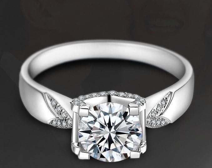 EVN™ Diamond Classic Ring With Ox Head-Black Diamonds New York