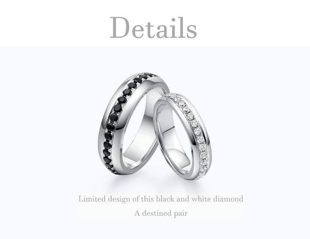 EVN™ Diamond Couples Black Gold Engagement Ring-Black Diamonds New York