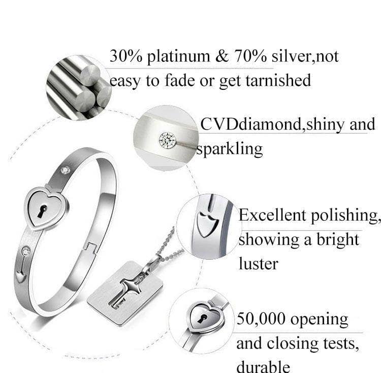 CVD DIAMOND Couple's Matching Belt Romantic Bracelet