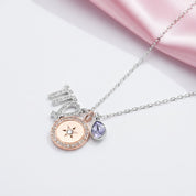 Detachable Twelve Constellation Necklace with Diamond Option-Black Diamonds New York