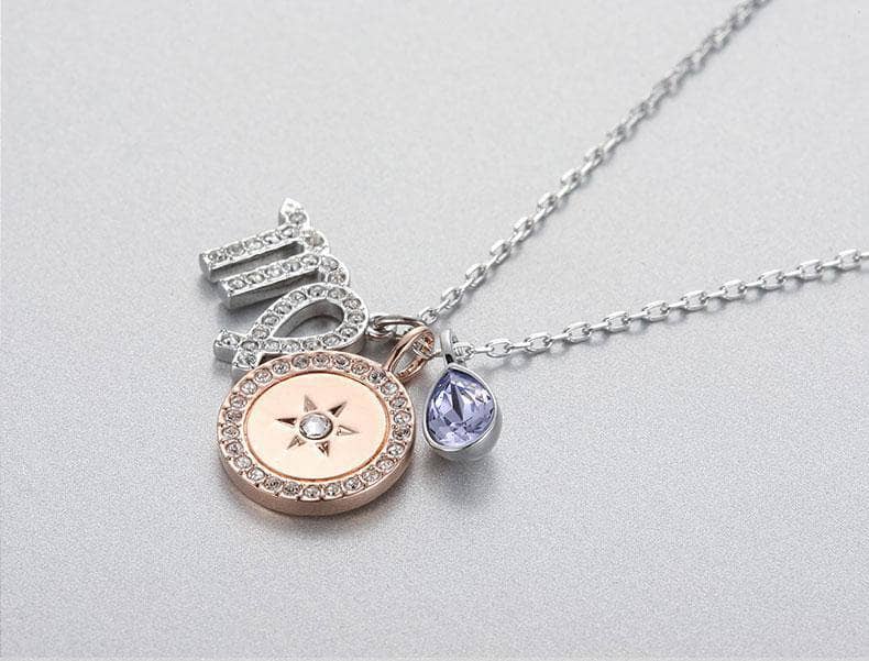 EVN™ Diamond Detachable Unique Twelve Constellation Necklace-Black Diamonds New York