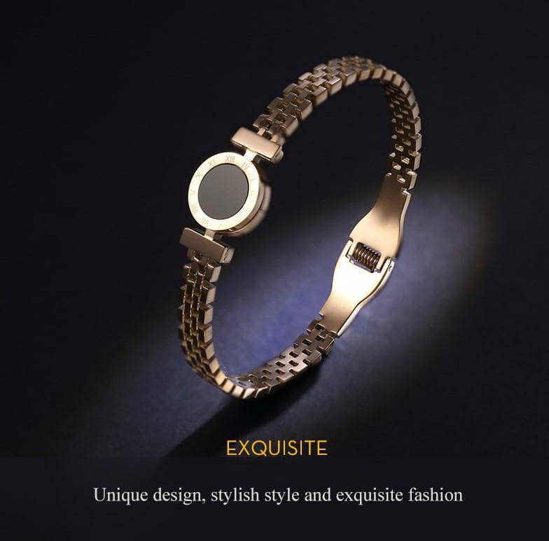 EVN™ Diamond Exquisite Hollow Alloy Steel Bracelet-Black Diamonds New York