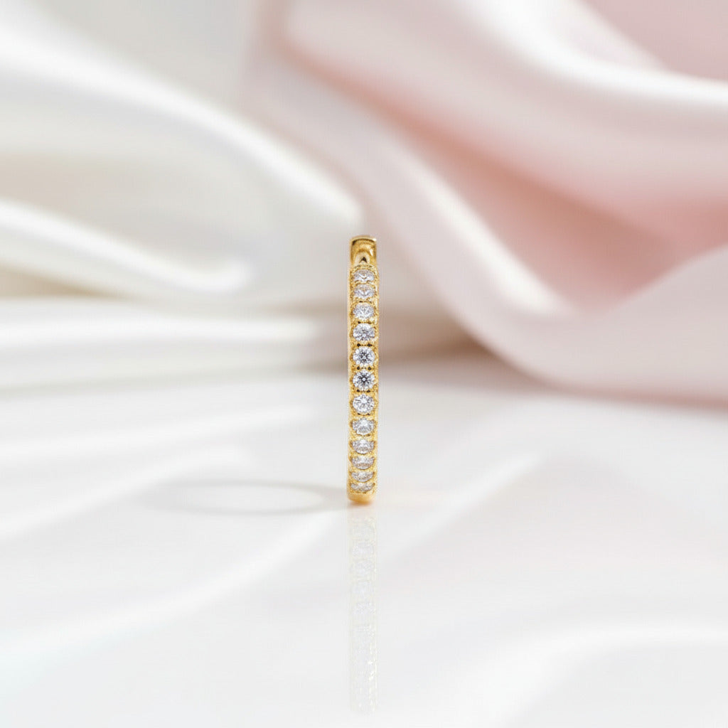 Pink Diamond Option Ladybird Shape Asymmetric Earrings-Black Diamonds New York