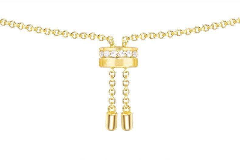 EVN™ Diamond Light Luxury Multiple Rings Adjustable Necklace-Black Diamonds New York