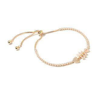 CVD Diamond Lovely Fishbone Shape Bracelet
