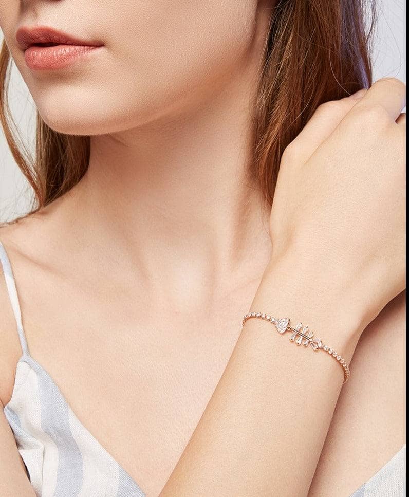 CVD Diamond Lovely Fishbone Shape Bracelet