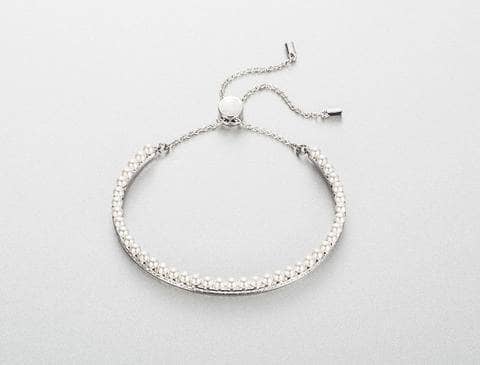 Diamond Luxury Elegant Pearl Bracelet-Black Diamonds New York