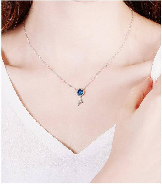 CVD Diamond Mermaid Princess's Tears Necklace
