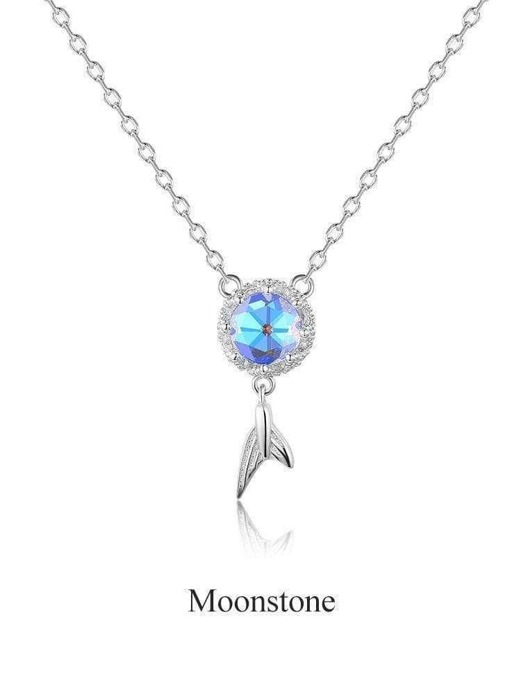Created Diamond Mermaid Princess's Tears Necklace-Black Diamonds New York