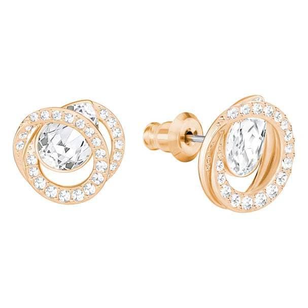 EVN™ Diamond Pear Flower Design Pierced Earring-Black Diamonds New York