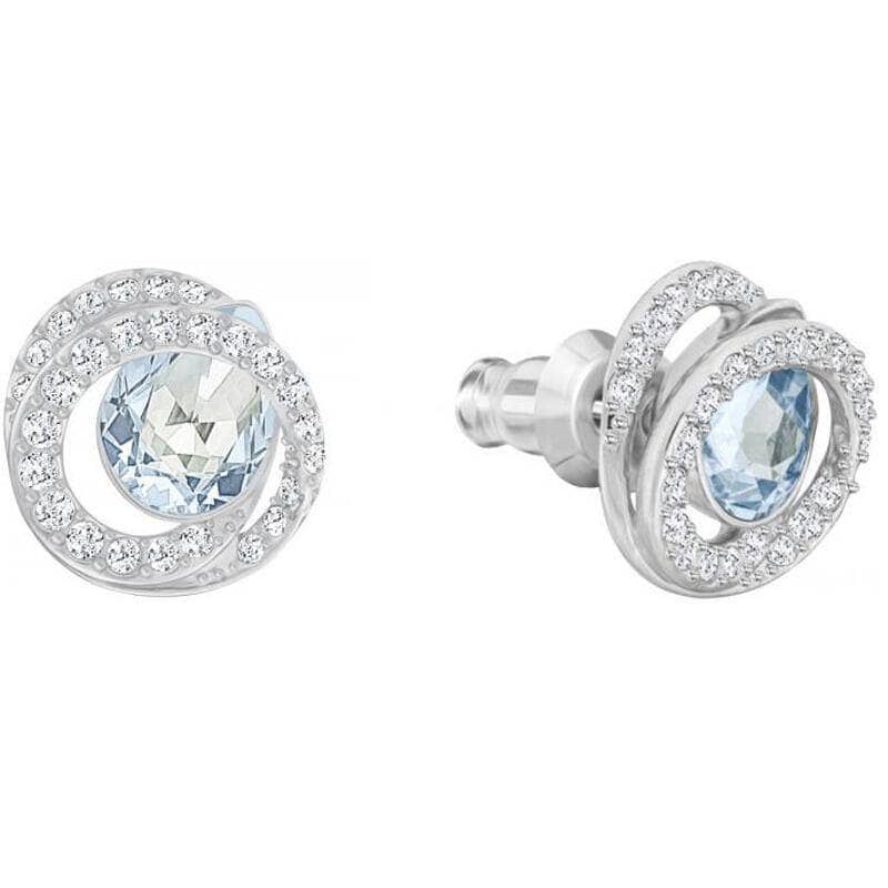 EVN™ Diamond Pear Flower Design Pierced Earring-Black Diamonds New York