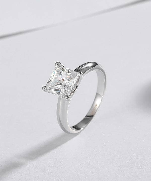 EVN™ Diamond Princess Square-shaped Ring-Black Diamonds New York