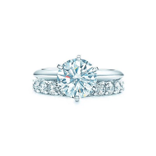EVN™ Diamond Ring Six Prong Solitaire-Black Diamonds New York