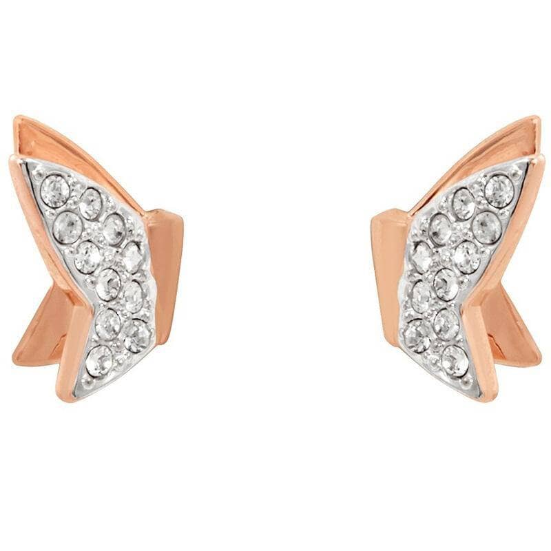 EVN™ Diamond Romantic Elegant Butterfly Design Earrings-Black Diamonds New York