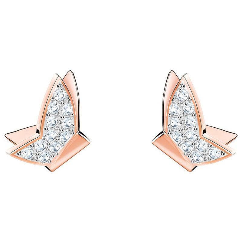 EVN™ Diamond Romantic Elegant Butterfly Design Earrings-Black Diamonds New York