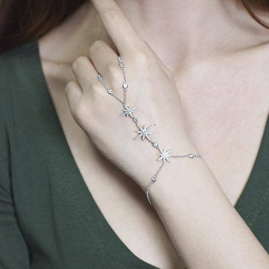 CVD DIAMOND Romantic Meteor Bracelet Connect with Fingers