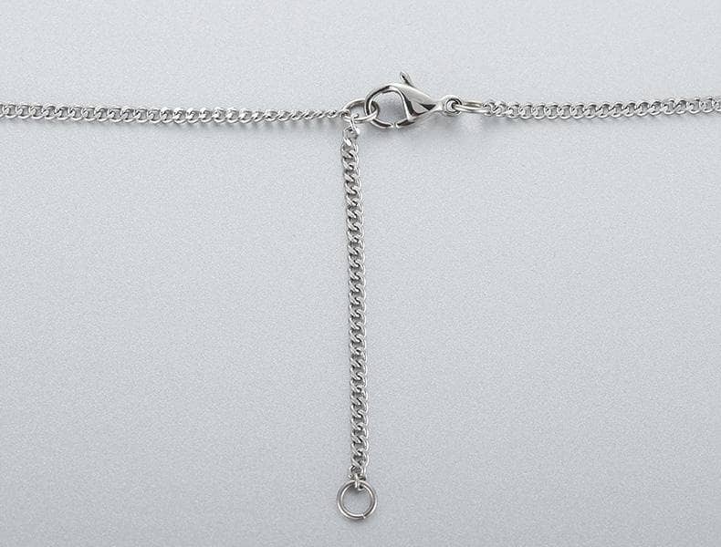 CVD Diamond Simple Black Crystal Cross Necklace